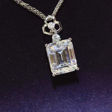 Load image into Gallery viewer, 5 Carat Moissanite 925 Sterling Silver Necklace
