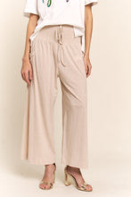 Load image into Gallery viewer, J.NNA Smocked Waist Boho Wide Leg Pants with Pockets
