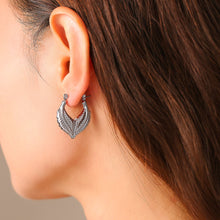 Load image into Gallery viewer, Titanium Steel Leaf Shape Earrings
