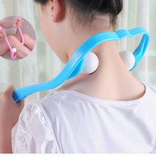 Load image into Gallery viewer, Plastic Pressure Point Therapy Neck Massageador Massagem Relieve Hand Roller Neck Massager For Neck Shoulder Trigger Point
