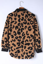 Load image into Gallery viewer, Leopard Button Up Long Sleeve Jacket
