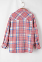 Load image into Gallery viewer, Plaid Button Up Long Sleeve Shacket
