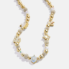 Load image into Gallery viewer, Rhinestone 14K Gold-Plated Beaded Necklace
