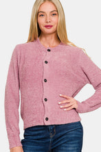 Load image into Gallery viewer, Zenana Button Down Long Sleeve Sweater Cardigan
