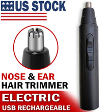 Load image into Gallery viewer, Electric Nose Ear Hair Trimmer Eyebrow Shaver Nose Hair Clipper Groomer For MEN
