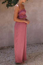 Load image into Gallery viewer, Ruffled Sleeveless Top and Wide Leg Pants Set
