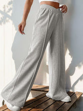 Load image into Gallery viewer, Perfee Elastic Waist Wide Leg Pants
