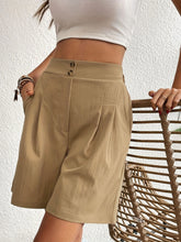 Load image into Gallery viewer, High Waist Shorts with Pockets
