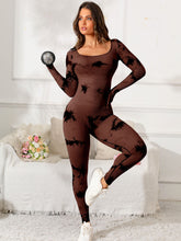 Load image into Gallery viewer, Scoop Neck Long Sleeve Active Jumpsuit
