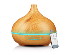 Load image into Gallery viewer, Ultrasonic Aroma Diffuser Humidifier Wood Grain
