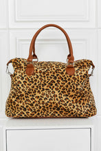 Load image into Gallery viewer, Animal Print Brushed Weekender Bag
