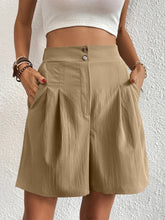 Load image into Gallery viewer, High Waist Shorts with Pockets
