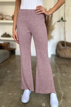 Load image into Gallery viewer, Ribbed High Waist Flare Pants
