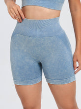 Load image into Gallery viewer, Washed High Waist Active Shorts
