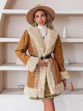 Load image into Gallery viewer, Fuzzy Open Front Long Sleeve Outerwear
