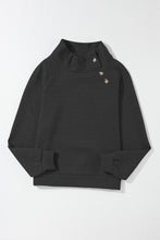 Load image into Gallery viewer, Textured Turtleneck Long Sleeve Sweatshirt
