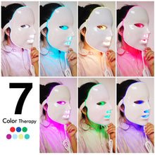 Load image into Gallery viewer, 7 Colors LED Mask  LED Light Photon Face Mask
