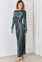 Load image into Gallery viewer, Cutout Round Neck Long Sleeve Maxi Dress
