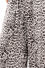 Load image into Gallery viewer, Leopard Drawstring Wide Leg Pants
