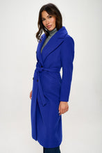 Load image into Gallery viewer, Coalition LA Double-Breasted Longline Coat with Belt
