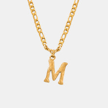 Load image into Gallery viewer, Titanium Steel Letter Pendant Necklace
