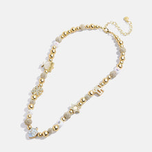 Load image into Gallery viewer, Rhinestone 14K Gold-Plated Beaded Necklace
