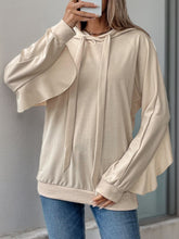 Load image into Gallery viewer, Perfee Drawstring Ruffled Long Sleeve Hoodie
