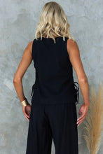 Load image into Gallery viewer, Tied V-Neck Sleeveless Top and Pants Set
