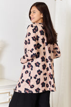 Load image into Gallery viewer, Double Take Printed Button Front Longline Cardigan
