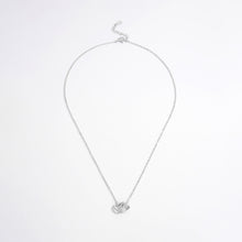 Load image into Gallery viewer, 925 Sterling Silver Inlaid Zircon Heart Necklace
