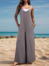 Load image into Gallery viewer, V-Neck Spaghetti Strap Wide Leg Jumpsuit
