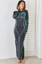 Load image into Gallery viewer, Cutout Round Neck Long Sleeve Maxi Dress
