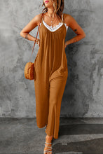 Load image into Gallery viewer, Spaghetti Strap Wide Leg Jumpsuit
