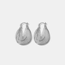 Load image into Gallery viewer, Copper Glass Stone U Shape Earrings
