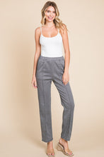 Load image into Gallery viewer, Culture Code Full Size Pin Tuck Detail Slim Pants
