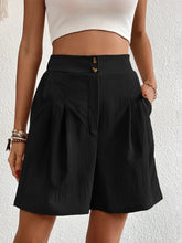 Load image into Gallery viewer, High Waist Shorts with Pockets
