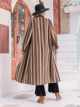 Load image into Gallery viewer, Striped Open Front Long Sleeve Outerwear
