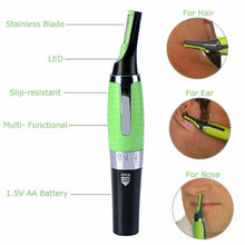 Load image into Gallery viewer, Men Nose Ear Face Neck Eyebrow Hair Mustache Beard Trimmer Shaver Clipper
