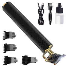 Load image into Gallery viewer, Men Hair Clippers, Professional Outliner Hair Trimmer Cordless, Mens Beard Trimmer, Wireless Hair Cutting Kit for Barbers, USB Rechargeable, Black and Gold Amazon Platform Banned
