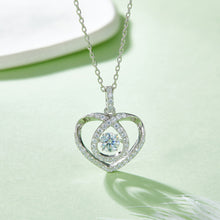 Load image into Gallery viewer, Moissanite 925 Sterling Silver Heart Shape Necklace
