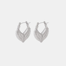 Load image into Gallery viewer, Titanium Steel Leaf Shape Earrings
