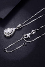 Load image into Gallery viewer, 1.5 Carat Moissanite 925 Sterling Silver Teardrop Necklace
