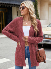 Load image into Gallery viewer, Open Front Long Sleeve Cardigan
