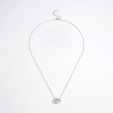 Load image into Gallery viewer, 925 Sterling Silver Inlaid Zircon Heart Necklace
