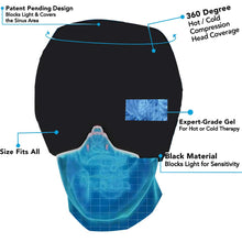 Load image into Gallery viewer, Migraine Relief Hat Cold Therapy Migraine Relief Products Comfortable Head Wrap Ice Pack Eye Mask For Puffy Eyes
