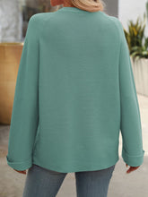 Load image into Gallery viewer, Round Neck Long Sleeve Sweater
