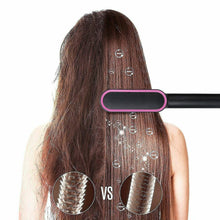 Load image into Gallery viewer, 2-in-1 Electric Hair Straightener Brush Hot Comb Adjustment Heat Styling Curler Anti-Scald Comb, 2-in-1 Styling Tool For Long-Lasting Curls And Straight Hair
