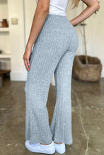 Load image into Gallery viewer, Ribbed High Waist Flare Pants
