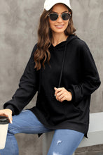 Load image into Gallery viewer, Waffle-Knit Long Sleeve Hoodie
