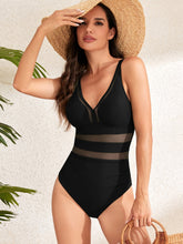 Load image into Gallery viewer, V-Neck Spaghetti Strap One-Piece Swimwear
